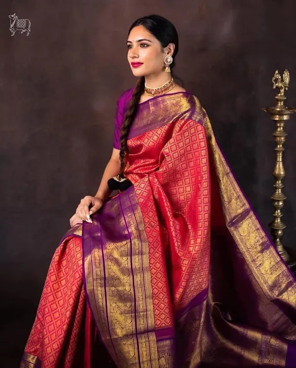 PINK_PURE_BANARASI_SAREE